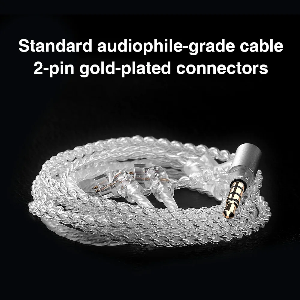 TRN TA2 Knowles 2BA + 1DD Гибридный привод наушники HiFi музыка спортивные гарнитура съемный