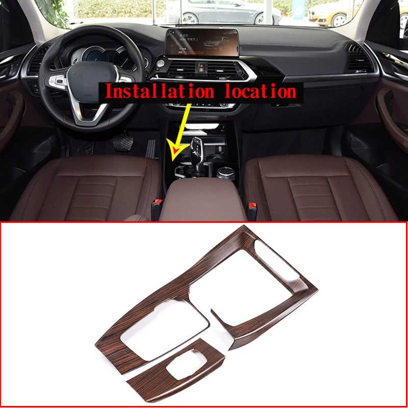 2 Pcs LHD Car Gear Shift Frame Panel Trim Pine Wood Grain ABS For BMW X3 X4 G01 G02 2018 2019 Accessories
2 Pcs LHD Car Gear Shift Frame Panel Trim Pine Wood Grain ABS For BMW X3 X4 G01 G02 2018 2019 Accessories