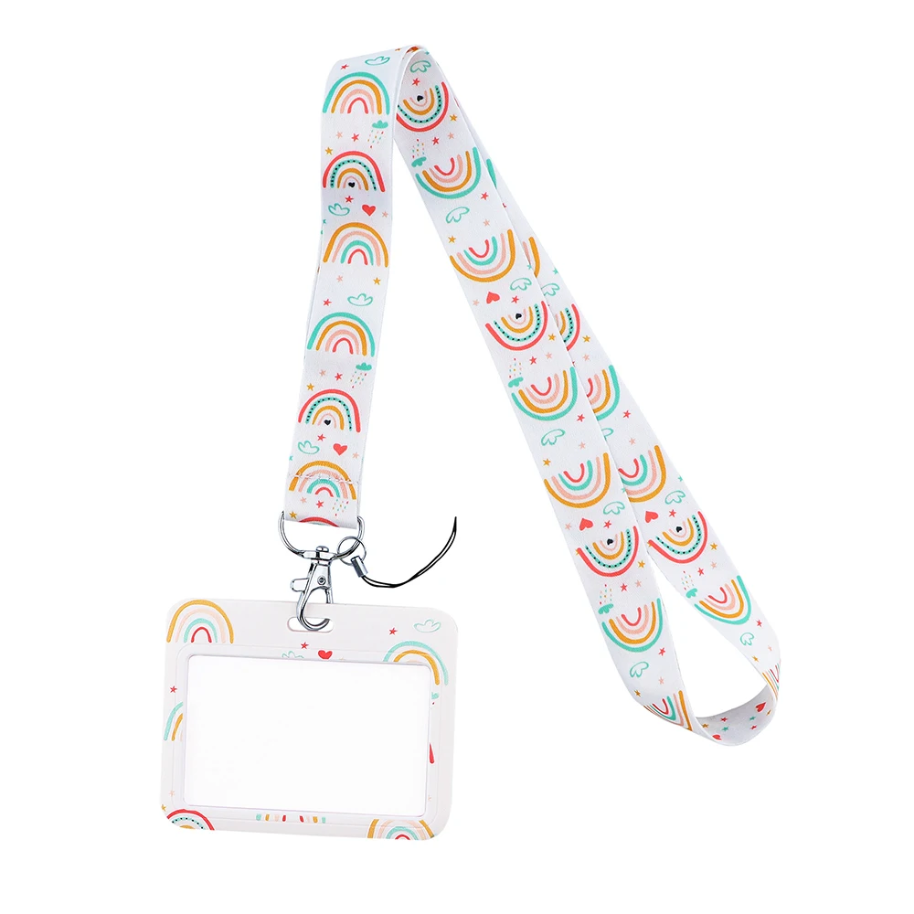 DB864 Rainbow Lanyard For Keychain ID Card Cover Passport Student Cellphone USB Badge Holder Key Ring Neck Straps Accessories
DB864 Rainbow Lanyard For Keychain ID Card Cover Passport Student Cellphone USB Badge Holder Key Ring Neck Straps Accessories