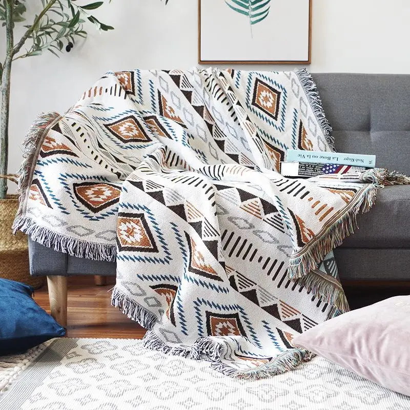 Geometric Blanket Aztec Sofa Cover Stylish Nordic Bedspreads Reversible Throw Blankets for Couch Floor Rug Koce Home Decoration
Geometric Blanket Aztec Sofa Cover Stylish Nordic Bedspreads Reversible Throw Blankets for Couch Floor Rug Koce Home Decoration
