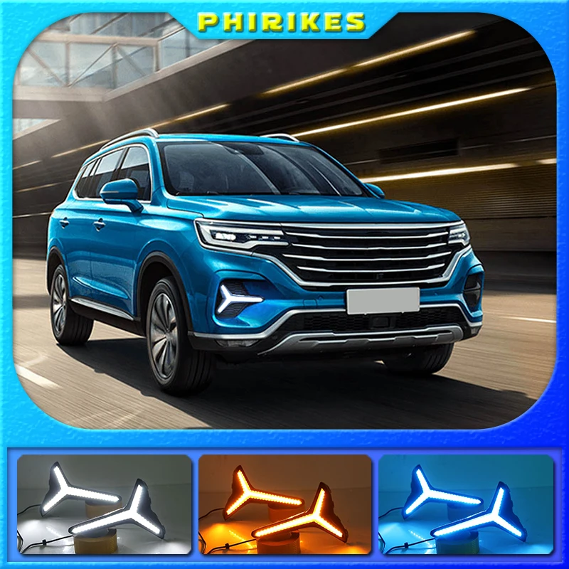 Светодиодный дневные ходовые огни DRL, противотуманные фары с желтым указателем поворота для Roewe RX5 MAX 2019
Светодиодный дневные ходовые огни DRL, противотуманные фары с желтым указателем поворота для Roewe RX5 MAX 2019
