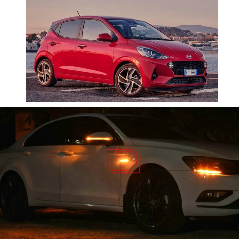 2x Lappet Fender Side turn signal Light For Hyundai Grandeur i10 i20 i40cw Matrix Santa Fe creta Sonata Terracan Veloster Trajet
2x Lappet Fender Side turn signal Light For Hyundai Grandeur i10 i20 i40cw Matrix Santa Fe creta Sonata Terracan Veloster Trajet