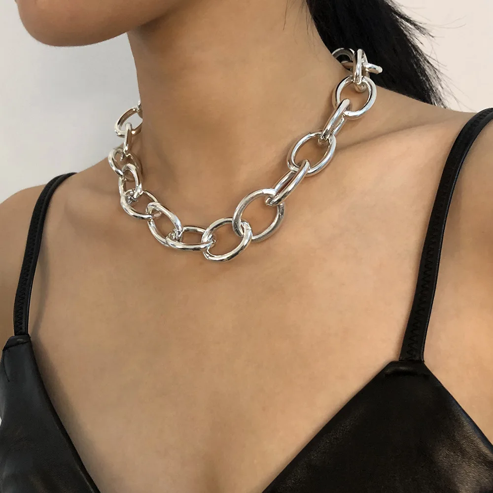 Fashion Heart Lock Zircon Necklace for Women Twist Gold Silver Color Chunky Thick Link Choker Chain Necklaces Party Jewelry
Fashion Heart Lock Zircon Necklace for Women Twist Gold Silver Color Chunky Thick Link Choker Chain Necklaces Party Jewelry
