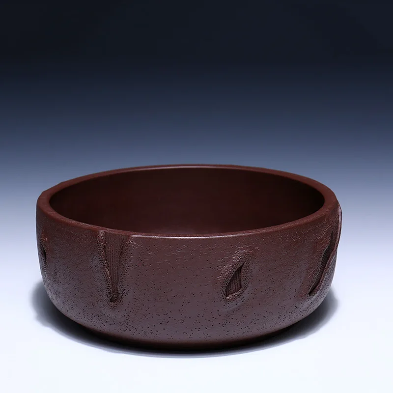 Tea service of tea accessories yixing purple clay by hand water wash wash wash bowl lotus bark tea vessels
Tea service of tea accessories yixing purple clay by hand water wash wash wash bowl lotus bark tea vessels