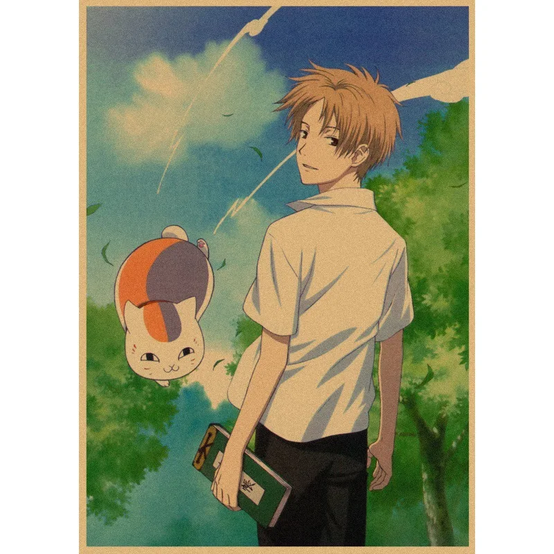 Japanese Anime Poster Manga Anime Movie Natsume's Book of Friends Poster Retro Kraft Paper Poster for Living Gift Room Decor
Japanese Anime Poster Manga Anime Movie Natsume's Book of Friends Poster Retro Kraft Paper Poster for Living Gift Room Decor