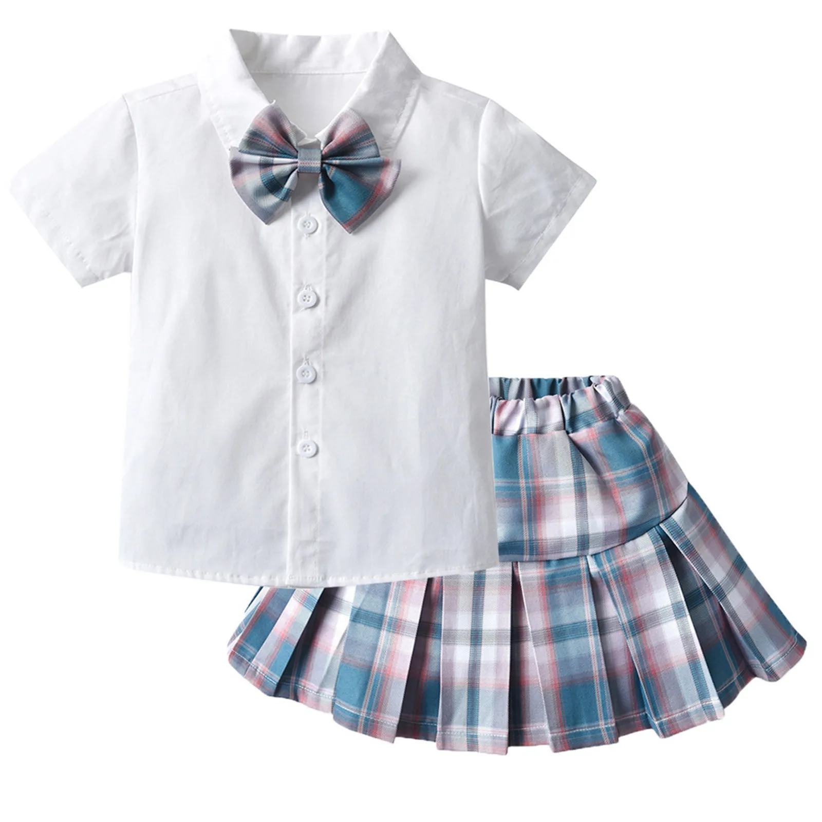 Summer Girls Clothing Set Long Sleeves Girls Clothes Kids Tracksuit Princess Top and Plaid Skirt Birthday School Uniform Clothes
Summer Girls Clothing Set Long Sleeves Girls Clothes Kids Tracksuit Princess Top and Plaid Skirt Birthday School Uniform Clothes