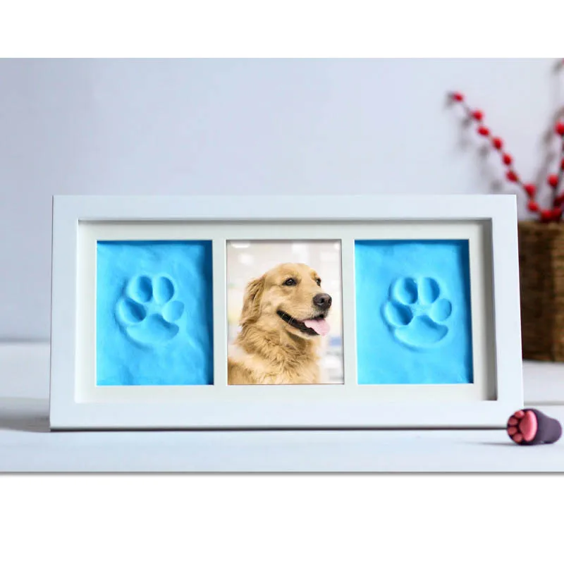 Pet Dog Paw Footprint Photo Wooden Frame Ink Pads Kits Safe Non-Toxic Pet Cat Dog Paw Prints Souvenir
Pet Dog Paw Footprint Photo Wooden Frame Ink Pads Kits Safe Non-Toxic Pet Cat Dog Paw Prints Souvenir