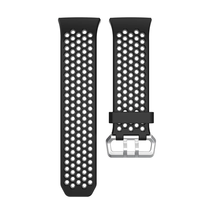 Двухцветные спортивные силиконовый браслет на запястье ремешок для Fitbit Blaze Смарт