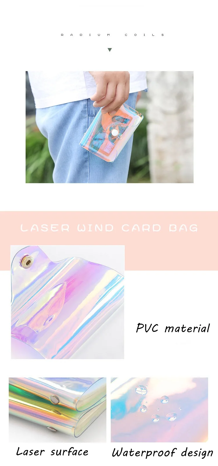 New PVC Laser Transparent ID Cash Card Holder Men Business RFID Blocking Wallet Credit Card Protector Case Pocket Purse 2021
New PVC Laser Transparent ID Cash Card Holder Men Business RFID Blocking Wallet Credit Card Protector Case Pocket Purse 2021
