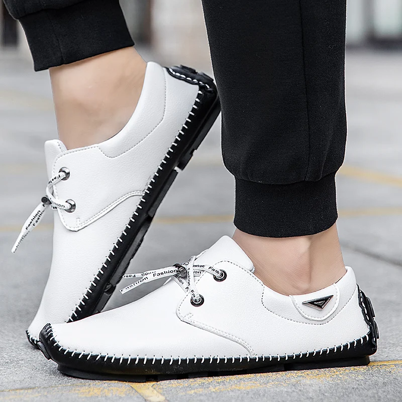 Fashion Simple Versatile Golf Men's Leather Casual Shoes Rubber Sole Microfiber Upper Slip-On Comfortable Lightweight Plus Size
Fashion Simple Versatile Golf Men's Leather Casual Shoes Rubber Sole Microfiber Upper Slip-On Comfortable Lightweight Plus Size