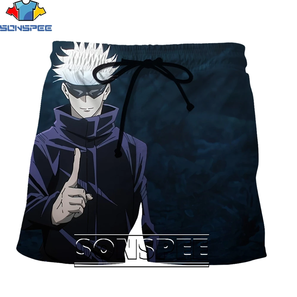 SONSPEE 3D Printing Jujutsu Kaisen Gojo Satoru Anime Cartoon Summer Men/women Sports Shorts Casual Beach Pants Fashion Trend 
SONSPEE 3D Printing Jujutsu Kaisen Gojo Satoru Anime Cartoon Summer Men/women Sports Shorts Casual Beach Pants Fashion Trend