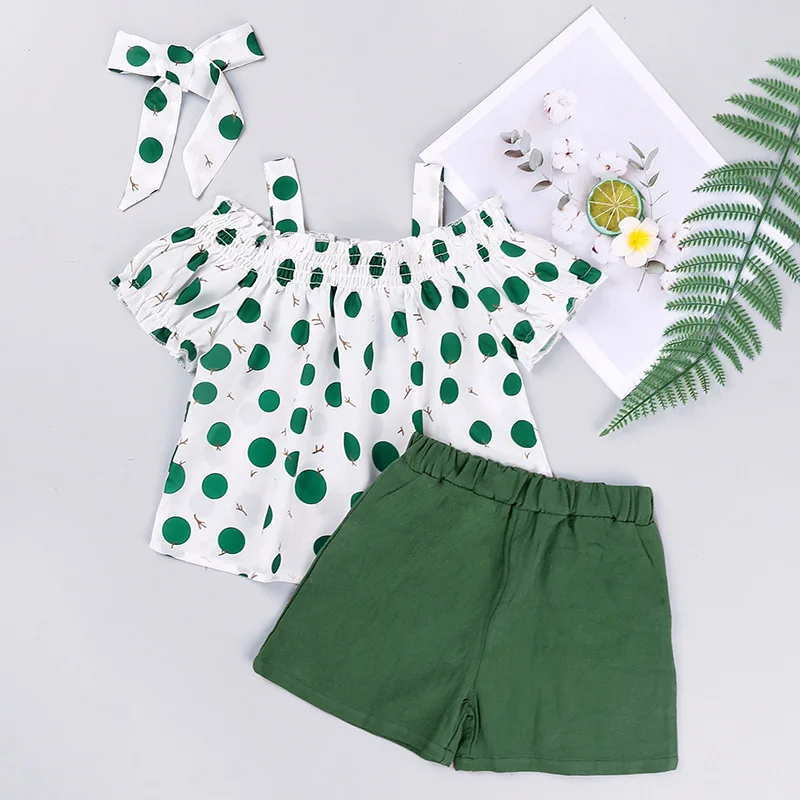 Girl Polka Dot Casual Vest Short Sets Baby Clothes Fashion Pour Children Enfants Summer Kids Conjuntos De Menina Toddler Cotton
Girl Polka Dot Casual Vest Short Sets Baby Clothes Fashion Pour Children Enfants Summer Kids Conjuntos De Menina Toddler Cotton