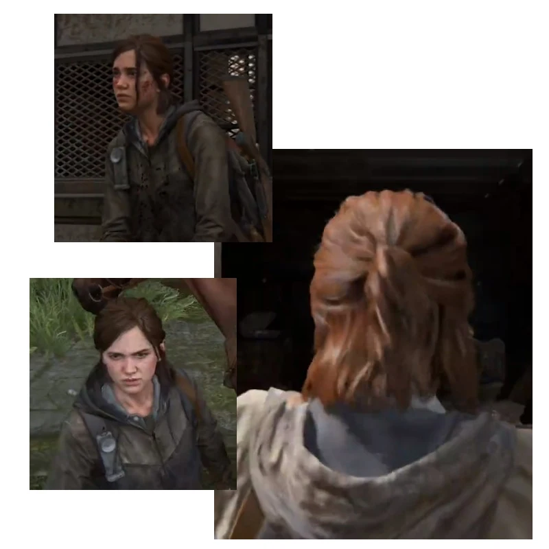 Последний из нас для косплея Ellie парик игра коричневый короткий боковой пробор