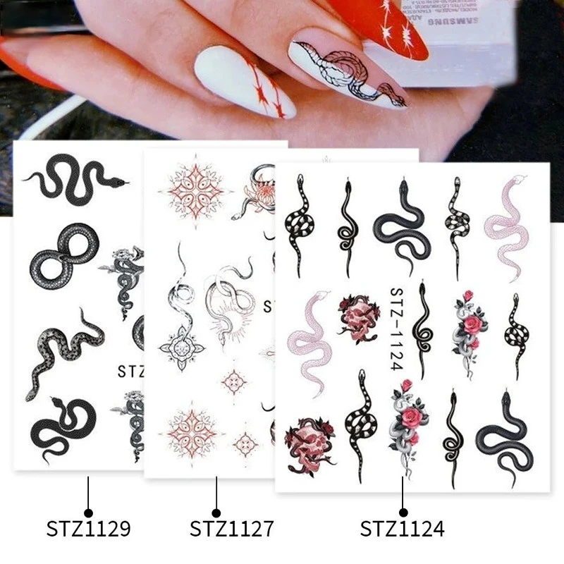 Leaflet Snake Pattern Color Nail Art Watermark Sticker Chinese Style Letter Flame DIY Nail Sticker Aluminum Foil Nail Decoration
Leaflet Snake Pattern Color Nail Art Watermark Sticker Chinese Style Letter Flame DIY Nail Sticker Aluminum Foil Nail Decoration