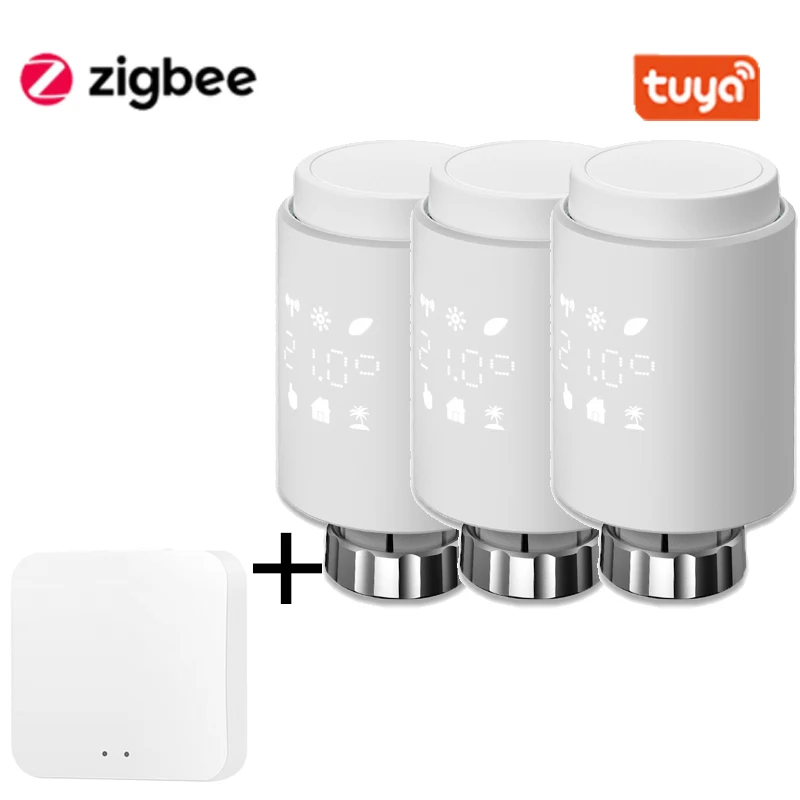 Tuya Smart Radiator Actuator Programmeerbare Thermostaatkraan Temperatuur Controller Voice Control Via Alexa Tuya ZigBee3.0
Tuya Smart Radiator Actuator Programmeerbare Thermostaatkraan Temperatuur Controller Voice Control Via Alexa Tuya ZigBee3.0