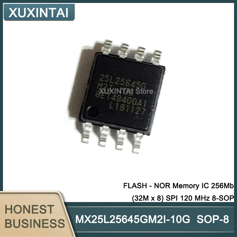 10 шт./лот MX25L25645GM2I-10G MX25L25645GM2I FLASH - NOR Memory IC 256Mb (32M x 8) SPI 120 MHz 8-SOP
10 шт./лот MX25L25645GM2I-10G MX25L25645GM2I FLASH - NOR Memory IC 256Mb (32M x 8) SPI 120 MHz 8-SOP