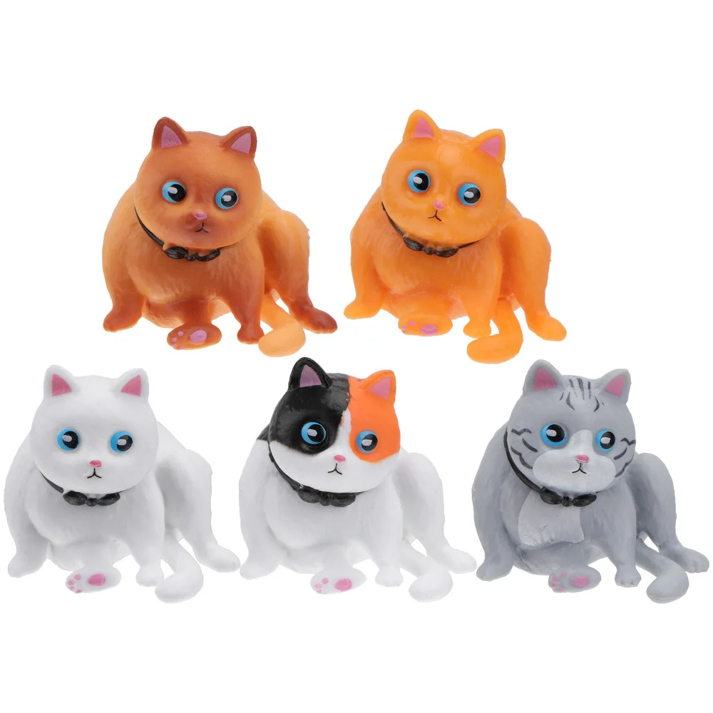 Очаровательное настольное украшение, 5 шт., изящное маленькое украшение для жирной кошки 
Очаровательное настольное украшение, 5 шт., изящное маленькое украшение для жирной кошки