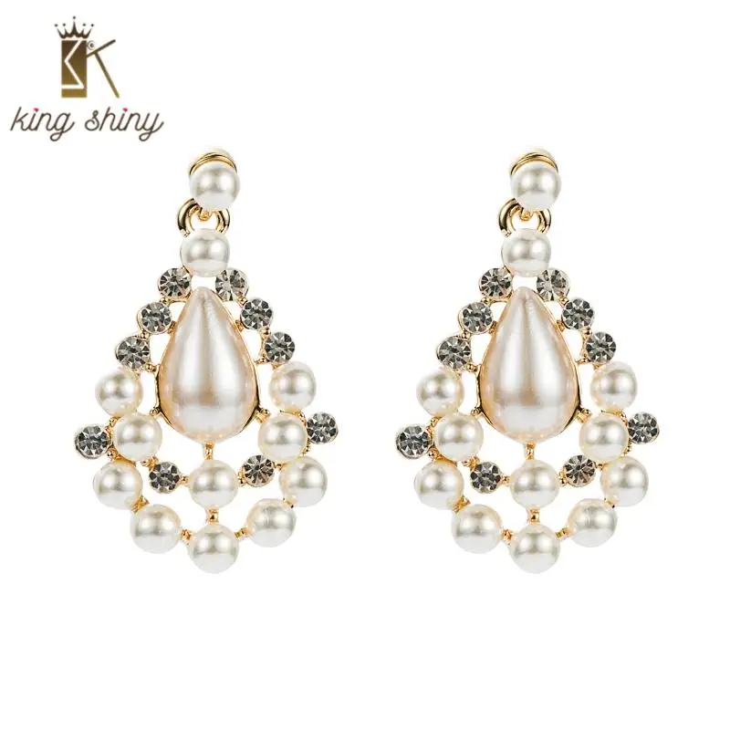 Vintage Za Simulated Pearl Water Drop Dangle Earrings Elegant Sparkly Rhinestone Padded Statement Earrings Girls Party Brincos
Vintage Za Simulated Pearl Water Drop Dangle Earrings Elegant Sparkly Rhinestone Padded Statement Earrings Girls Party Brincos