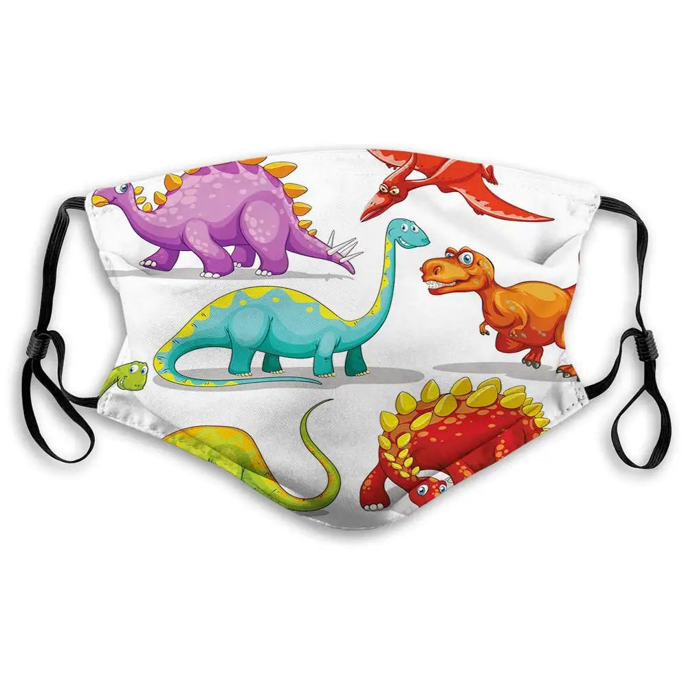 Dinosaur Colorful And Fun Printed Mask Dust Design Mask Adjustable Mask Washable Reusable Mask With PM2.5 Filter Refills Mask
Dinosaur Colorful And Fun Printed Mask Dust Design Mask Adjustable Mask Washable Reusable Mask With PM2.5 Filter Refills Mask
