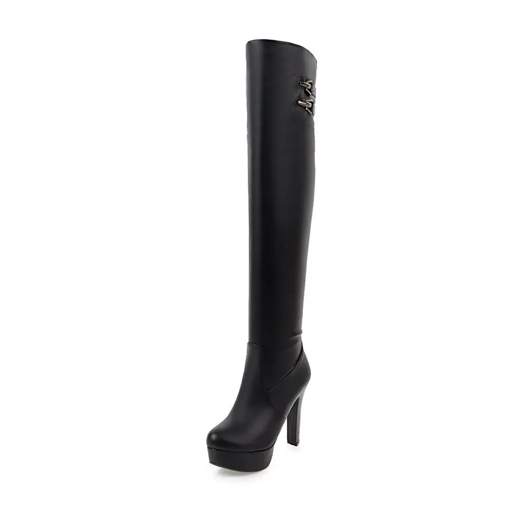 DoraTasia Big Size 34-43 New Ladies Thick High Heels Over The Knee Boots Platform Thigh High Boots Women Party Sexy Shoes Woman 
DoraTasia Big Size 34-43 New Ladies Thick High Heels Over The Knee Boots Platform Thigh High Boots Women Party Sexy Shoes Woman