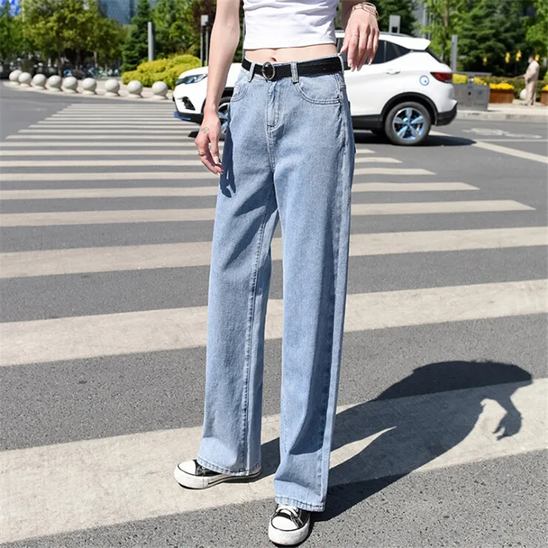 Штаны женские свободные, штаны с высокой талией, повседневные, в клетку, с боковыми карманами, спортивные штаны, прямые джинсы из денима 
Штаны женские свободные, штаны с высокой талией, повседневные, в клетку, с боковыми карманами, спортивные штаны, прямые джинсы из денима