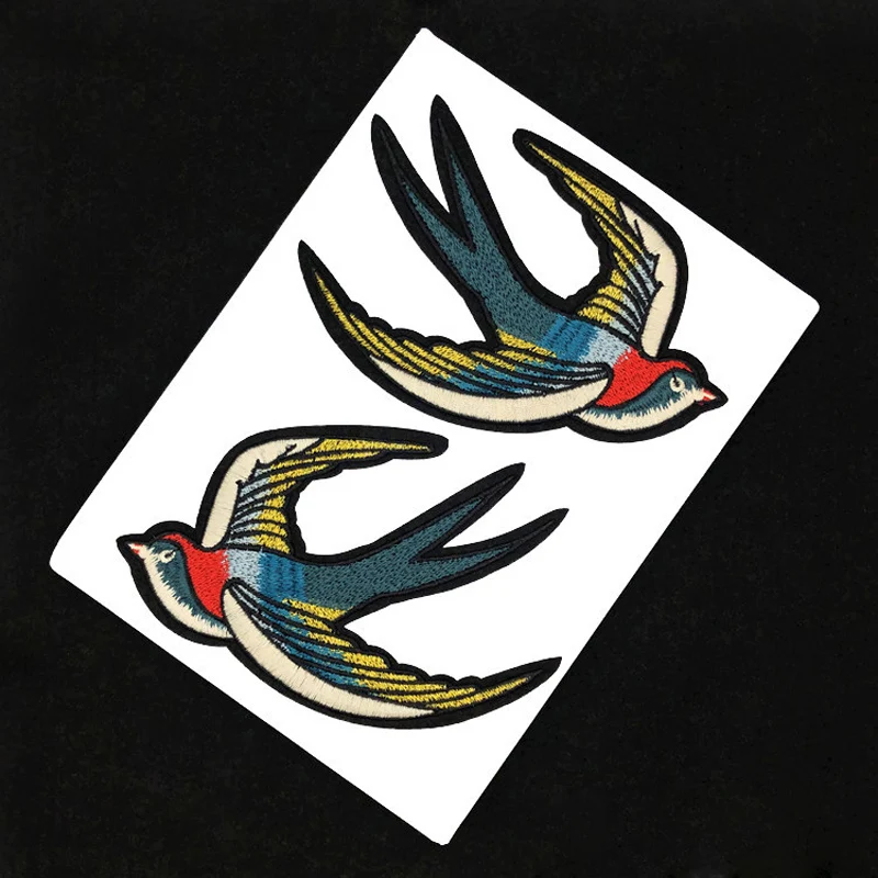 1 Pair Embroidered Swallows Patches Iron On Cloth Accessories for Coat Jeans Dress Cute Flying Birds Patches
1 Pair Embroidered Swallows Patches Iron On Cloth Accessories for Coat Jeans Dress Cute Flying Birds Patches