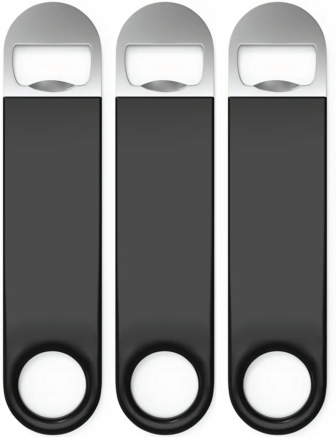 Bottle Openers by Premium Cold One. 3 Pack. Professional Grade: Large, 7 inch, Rubber Coated, Stainless Steel
Bottle Openers by Premium Cold One. 3 Pack. Professional Grade: Large, 7 inch, Rubber Coated, Stainless Steel