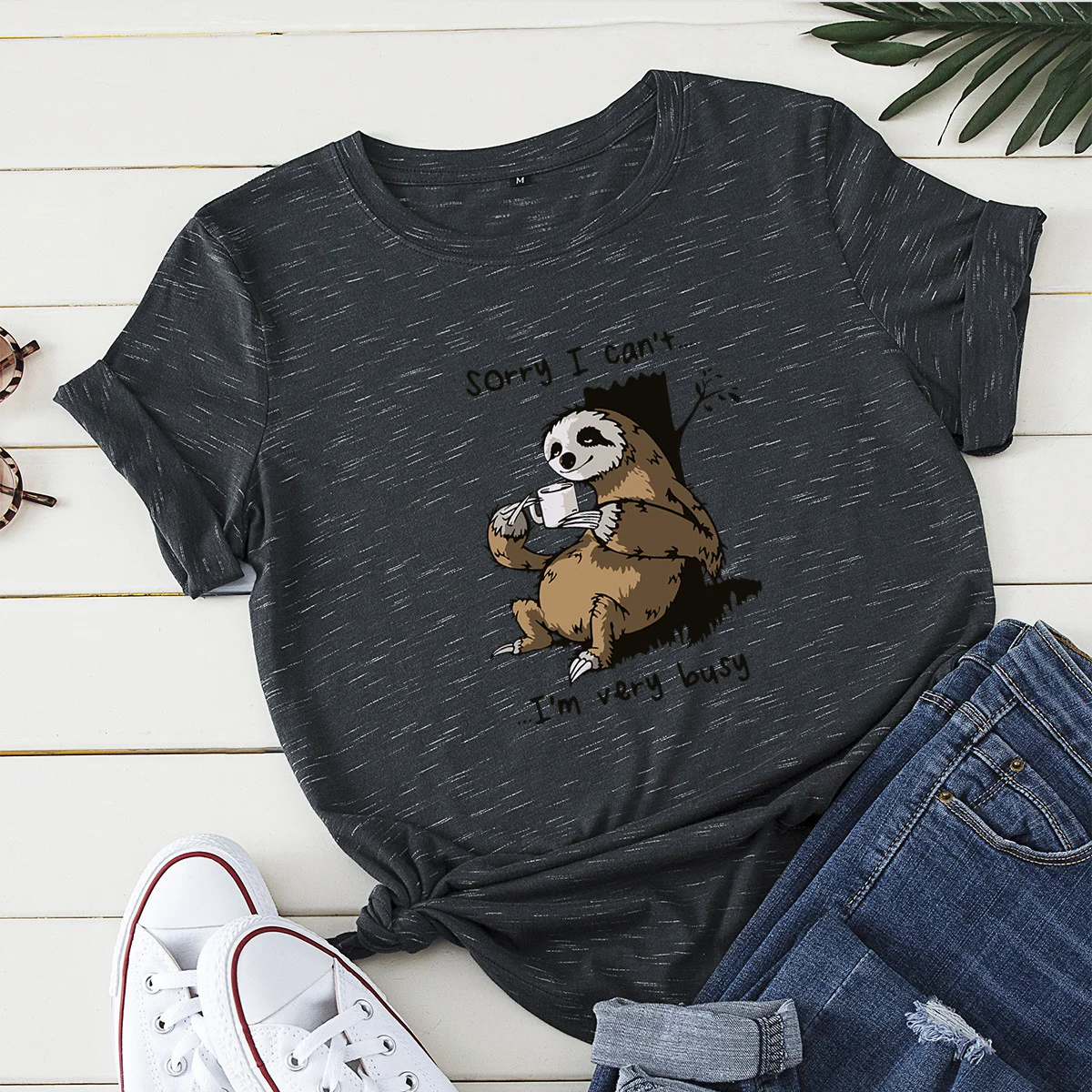 Women T Shirt Cute Lazy Sloth Print Funny Casual O Neck Short Sleeve Summer Unisex Kawaii Animals Loose Cartoon Female Tee Tops
Women T Shirt Cute Lazy Sloth Print Funny Casual O Neck Short Sleeve Summer Unisex Kawaii Animals Loose Cartoon Female Tee Tops