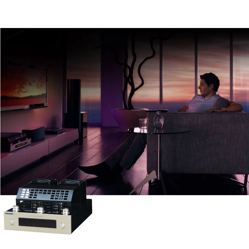 Bluetooth 4.0 HiFi Vacuum Tube Amplifier Stereo Class AB High-power Audio Amp
Bluetooth 4.0 HiFi Vacuum Tube Amplifier Stereo Class AB High-power Audio Amp