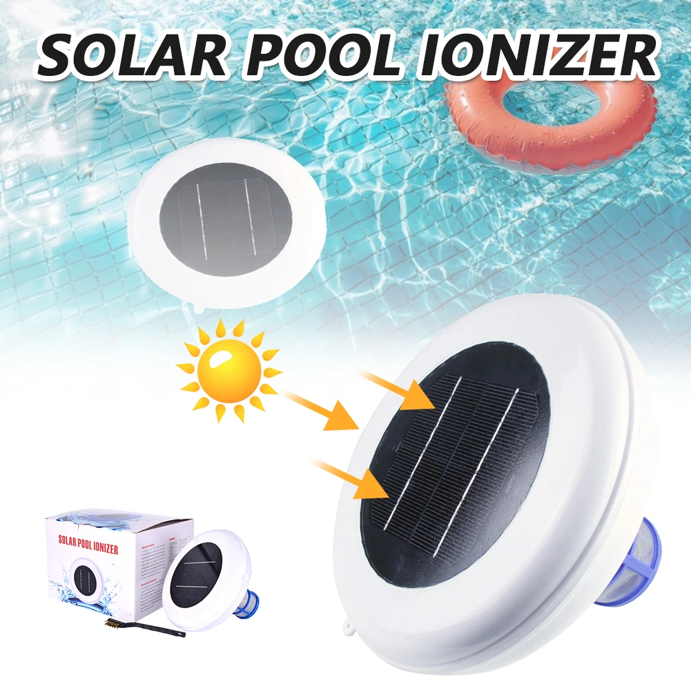 Solar Pool Ionizer Water Purifier to Kill Algae Keep Pool Cleaner for All Pools Automatic Pool Cleaner
Solar Pool Ionizer Water Purifier to Kill Algae Keep Pool Cleaner for All Pools Automatic Pool Cleaner
