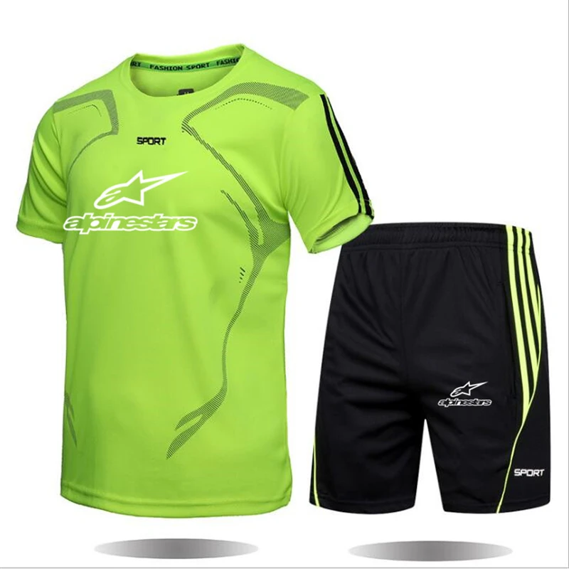 Alpinestars men's running T-shirt + shorts suit football basketball uniforms men sports suits quick-drying fitness sportswear
Alpinestars men's running T-shirt + shorts suit football basketball uniforms men sports suits quick-drying fitness sportswear