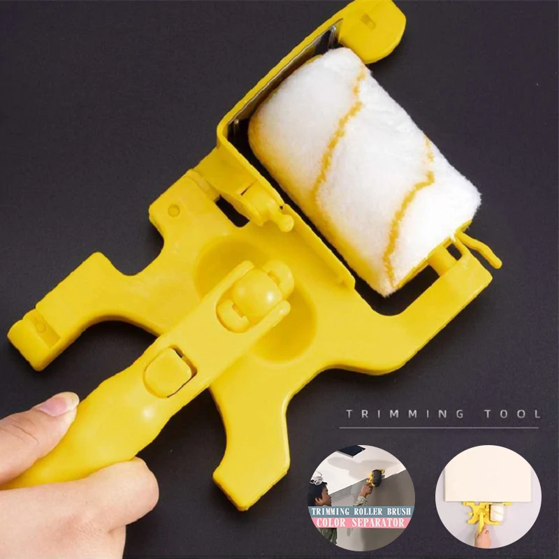 Wall Paint Brush Multi-function Roller Paint Brush Trimming Roller Brush Clean-cut Paint Edger Soft Brush With Corner Edge
Wall Paint Brush Multi-function Roller Paint Brush Trimming Roller Brush Clean-cut Paint Edger Soft Brush With Corner Edge