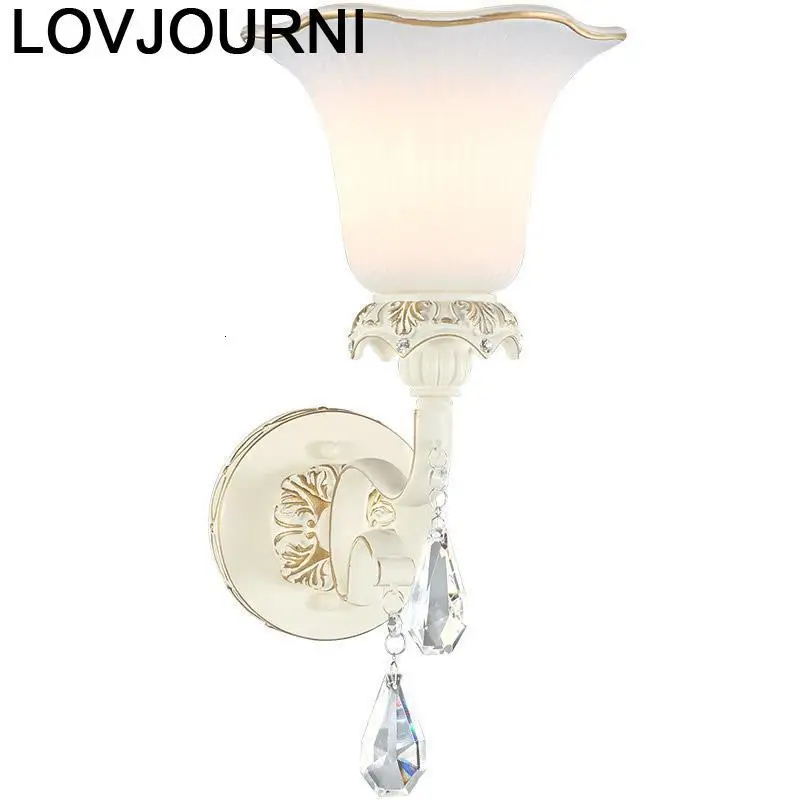 Penteadeira Dressing Table Luminaria De Parede Crystal Aplique Luz Pared Bedroom Wandlamp Applique Murale Luminaire Wall Light | Лампы и