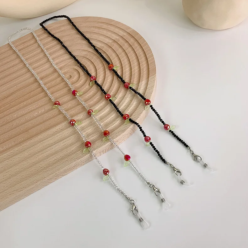 Fashion Apple Crystal Mask Strap Womens Sunglasses Chains Mask Holder Reading Beaded Glasses Chain Eyewear Cord Lanyard Necklace
Fashion Apple Crystal Mask Strap Womens Sunglasses Chains Mask Holder Reading Beaded Glasses Chain Eyewear Cord Lanyard Necklace