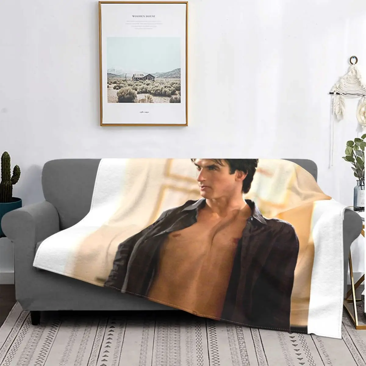 Manta a cuadros de algodón y lino para cama, ropa de cama, sofá, manta polar de Anime
Manta a cuadros de algodón y lino para cama, ropa de cama, sofá, manta polar de Anime