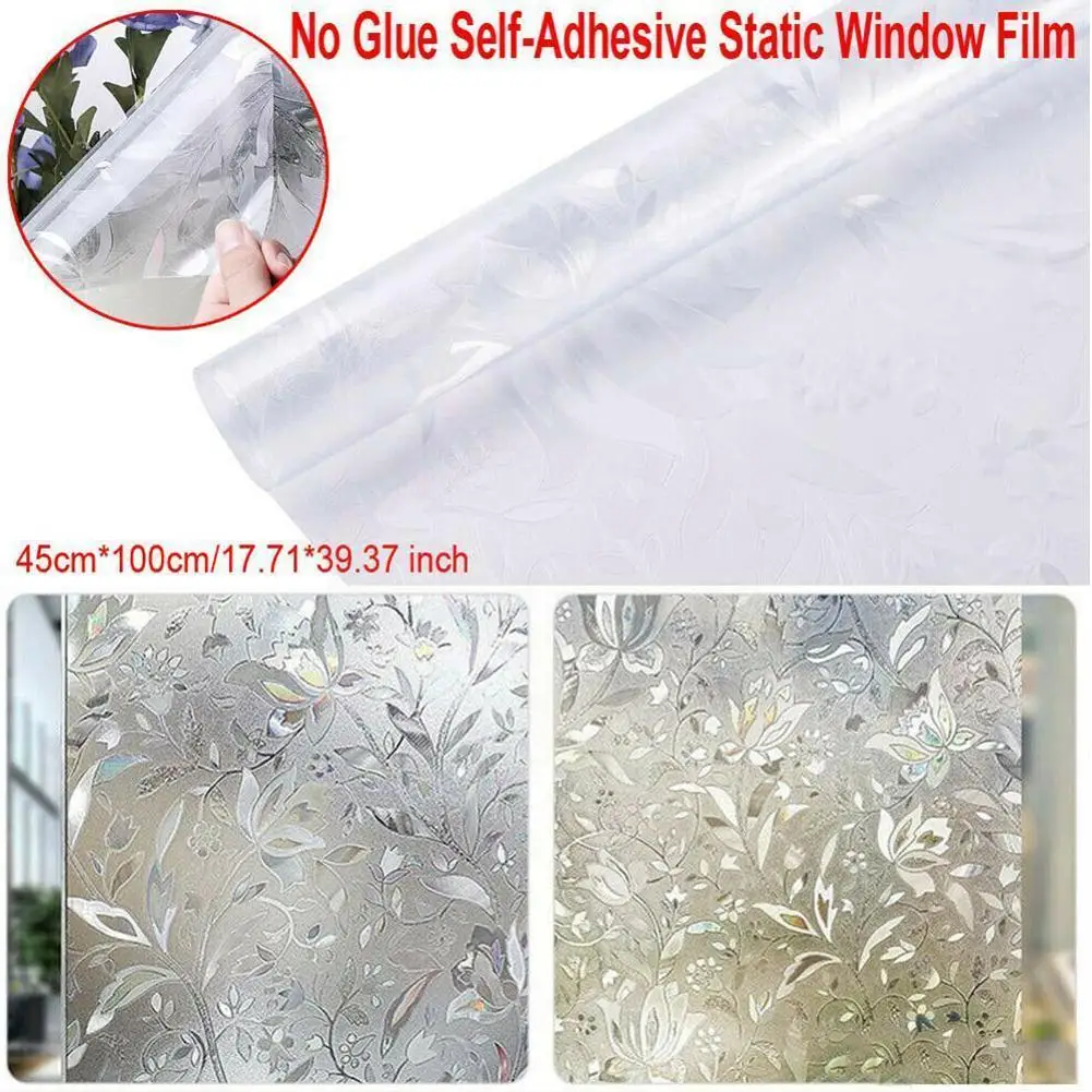 45*100glass Sticker Privacy Window Film 3d Static Decoration Self Adhesive Film For Uv Blocking Heat Control Glass Window S S3t7
45*100glass Sticker Privacy Window Film 3d Static Decoration Self Adhesive Film For Uv Blocking Heat Control Glass Window S S3t7