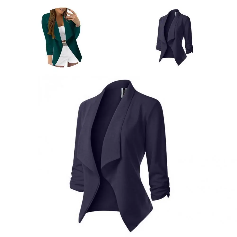 Lightweight Fashion Multifunctional Lady Blazer Polyester Women Tops Formal for Office
Lightweight Fashion Multifunctional Lady Blazer Polyester Women Tops Formal for Office