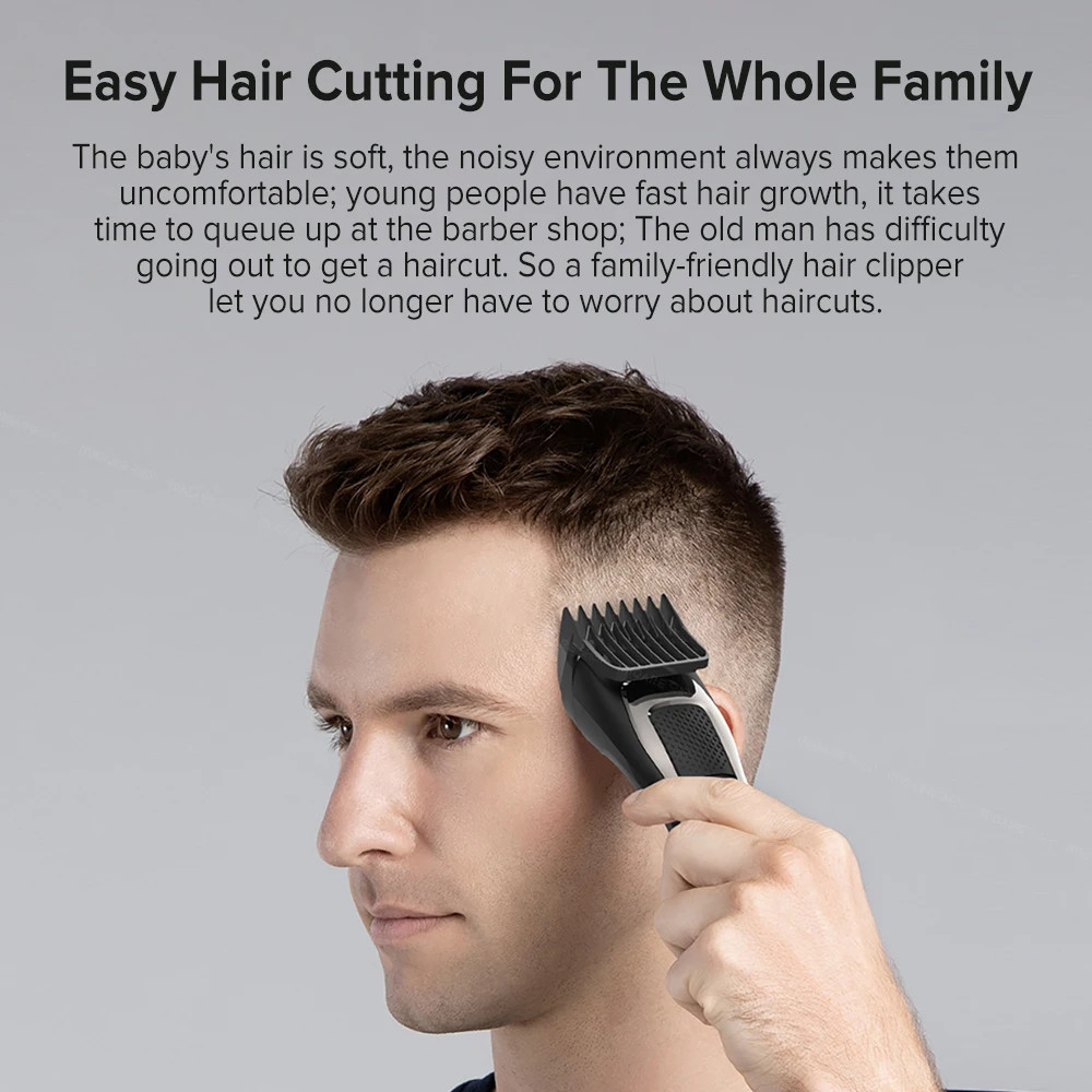 

Youpin ENCHEN Barber Electric Hair Clipper Professional Hair Trimmer Men Cordless Trimmer Beard Cutting Machine Hair Cut Razor