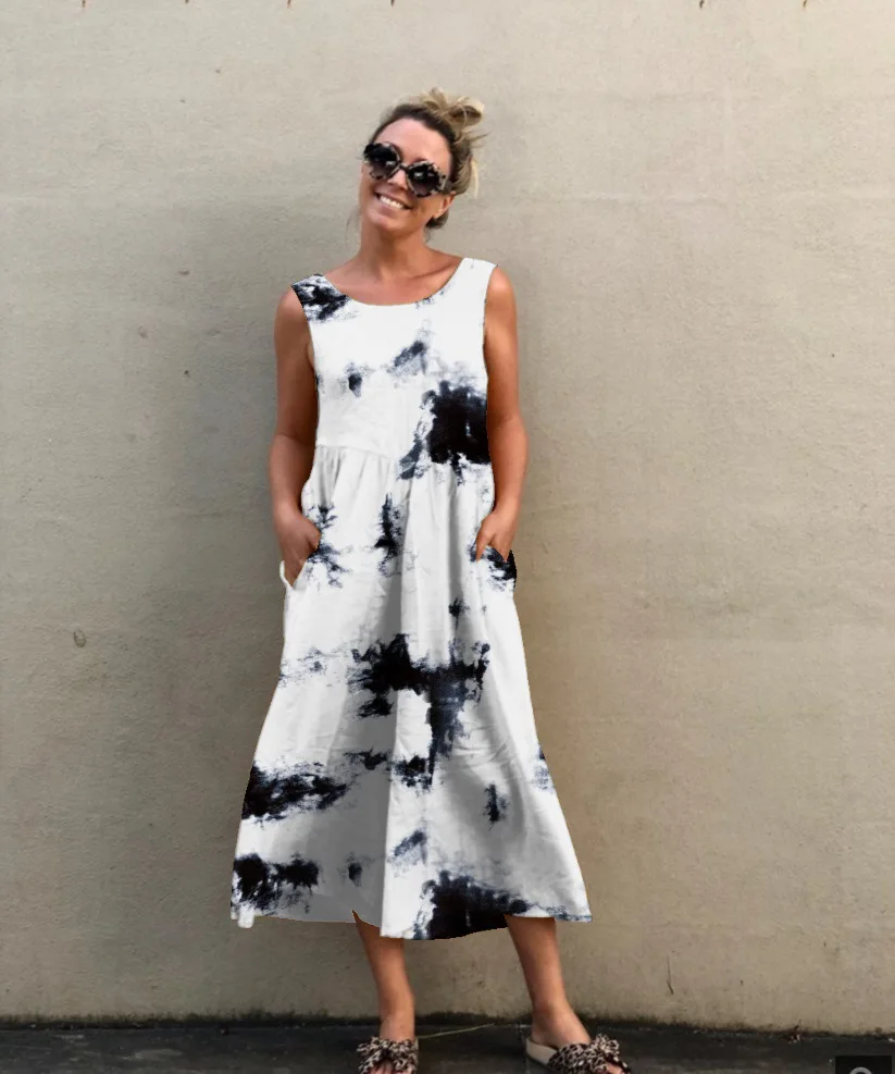 Casual Jumpsuit Casual Straight 9-point Pants Print Women's 2021 Summer Decoration Waist Type Fabric Type Thickness Fit Type Age
Casual Jumpsuit Casual Straight 9-point Pants Print Women's 2021 Summer Decoration Waist Type Fabric Type Thickness Fit Type Age