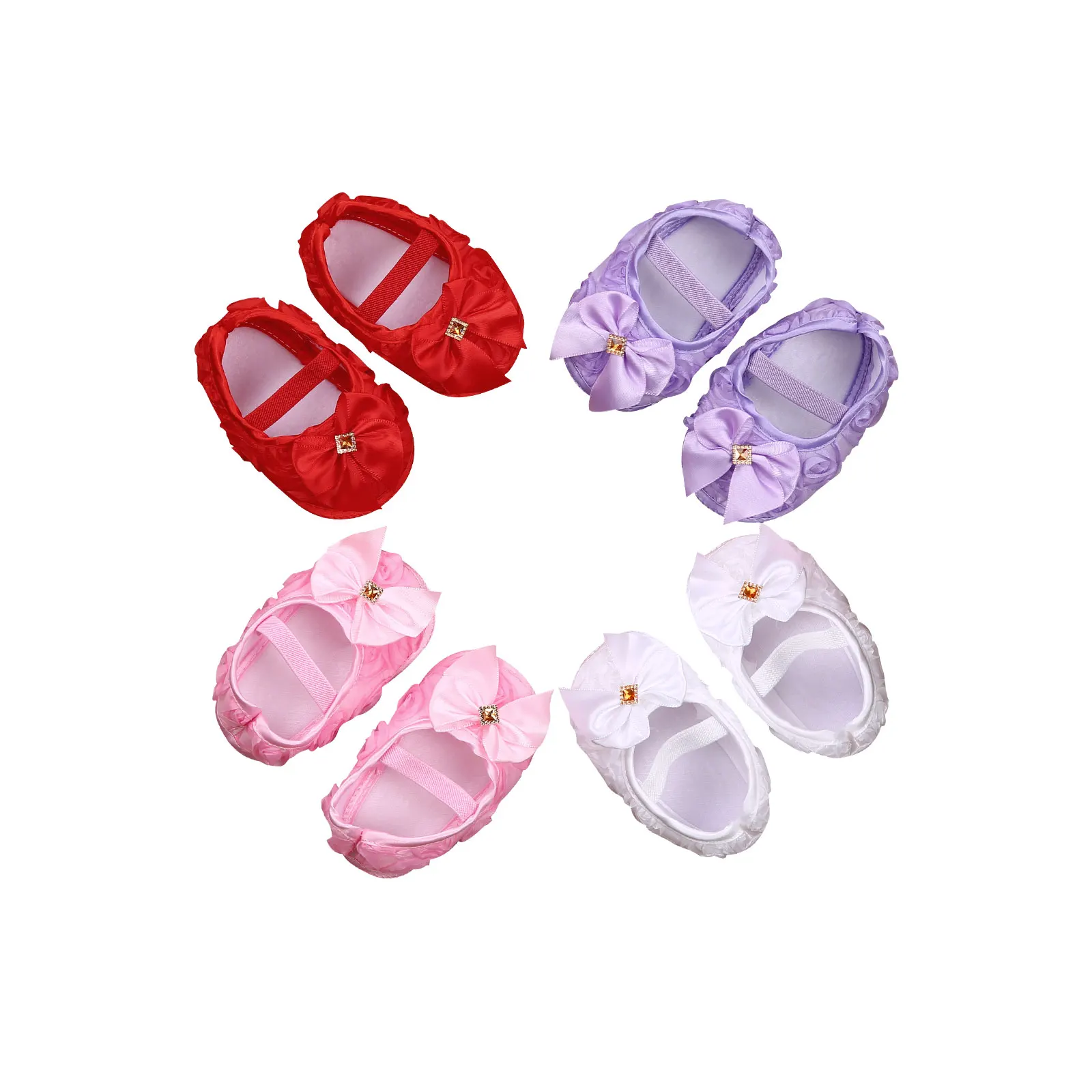 Infant Baby Girls Mary Jane Flats Bowknot Princess Wedding Dress Shoes, Anti-Slip Soft-Soled Sole Cute White Red Purple Pink
Infant Baby Girls Mary Jane Flats Bowknot Princess Wedding Dress Shoes, Anti-Slip Soft-Soled Sole Cute White Red Purple Pink