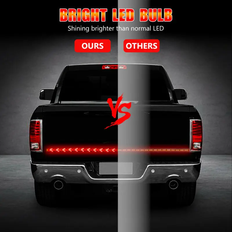 1pc For Car 60Inch 528-LED Truck Strip Tailgate Turn Signal Brake Tail Reverse Light Bar Car External Accessories
1pc For Car 60Inch 528-LED Truck Strip Tailgate Turn Signal Brake Tail Reverse Light Bar Car External Accessories