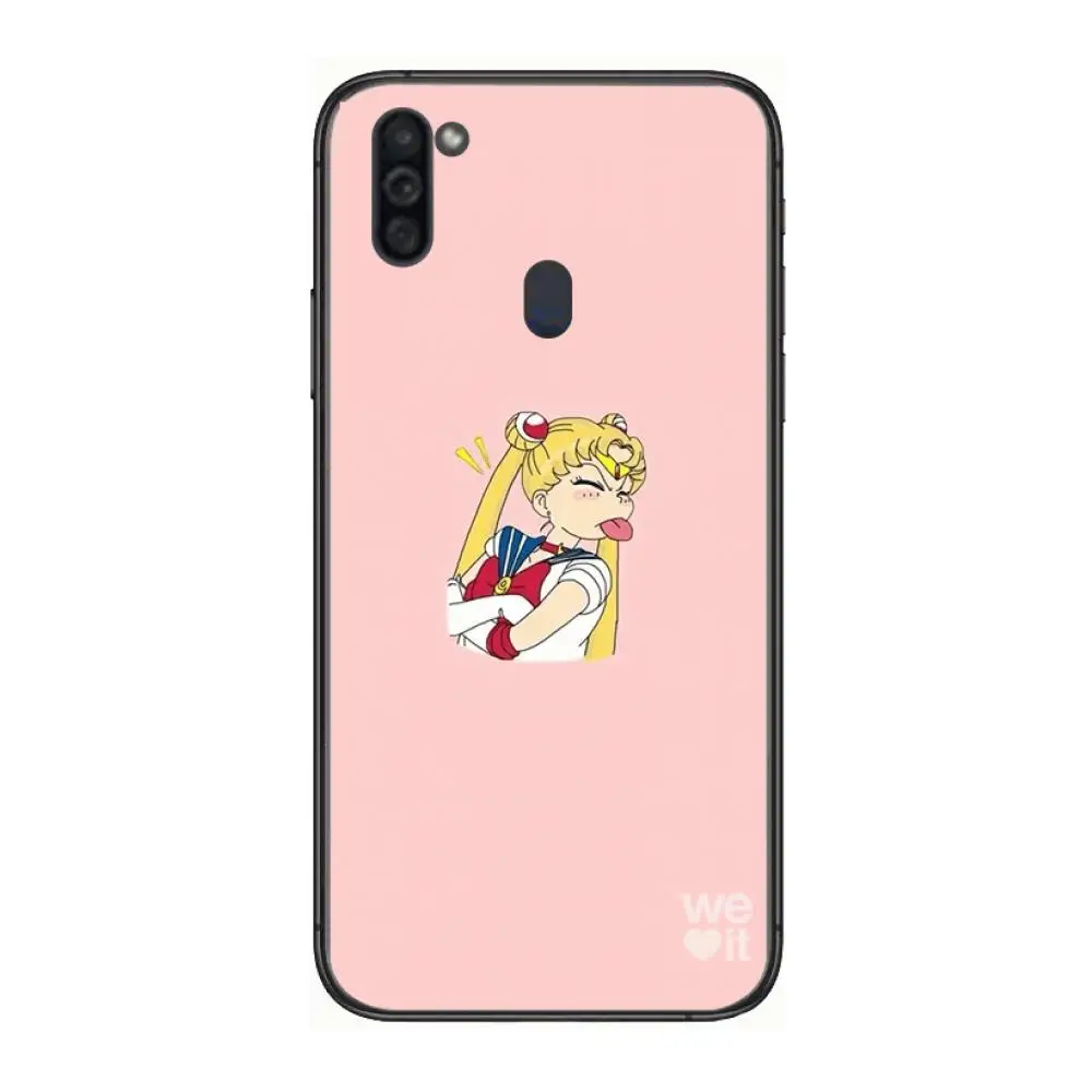 Sailor-Moon cute Mobile Phone Case Hull For Samsung Galaxy M 10 20 21 31 30 60S 31S Black Shell Art Cell Cover TPU
Sailor-Moon cute Mobile Phone Case Hull For Samsung Galaxy M 10 20 21 31 30 60S 31S Black Shell Art Cell Cover TPU
