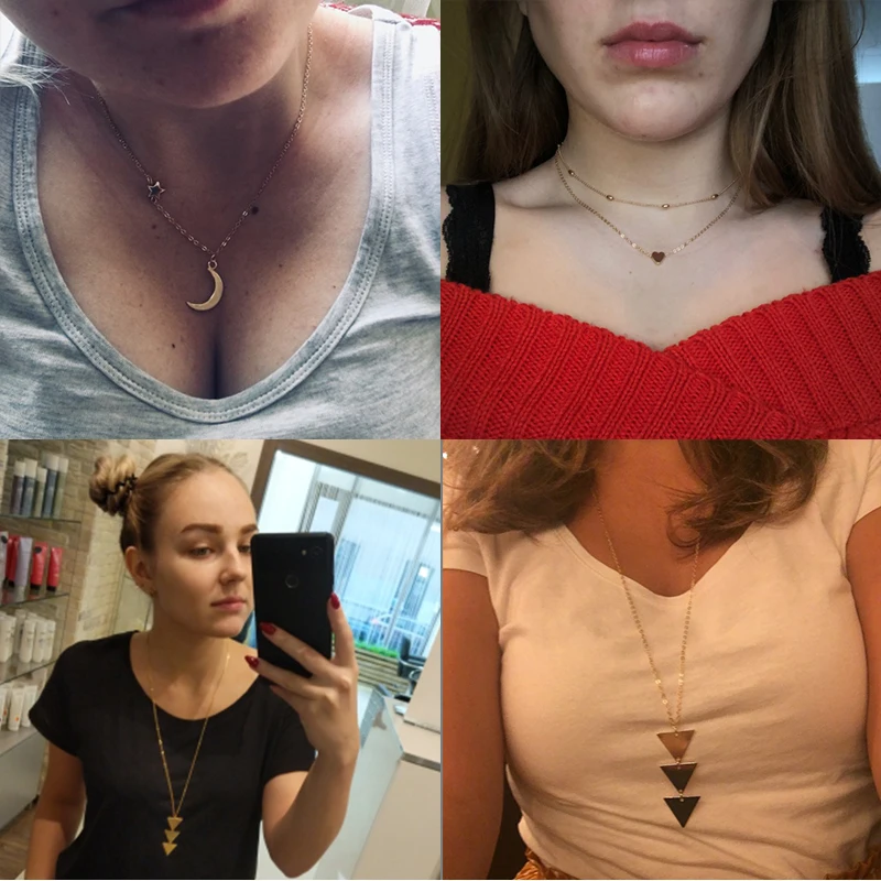 Vintage Multilayer Crystal Pendant Necklace Women Gold Color Beads Moon Star Horn Crescent Choker Necklaces Jewelry New
Vintage Multilayer Crystal Pendant Necklace Women Gold Color Beads Moon Star Horn Crescent Choker Necklaces Jewelry New