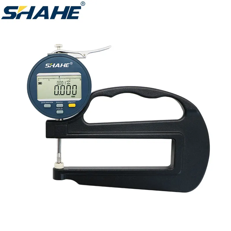 

Высокоточный цифровой толщиномер SHAHE 0,001 мм/0-10 мм измерительные инструменты измеритель толщины кожаного кабеля