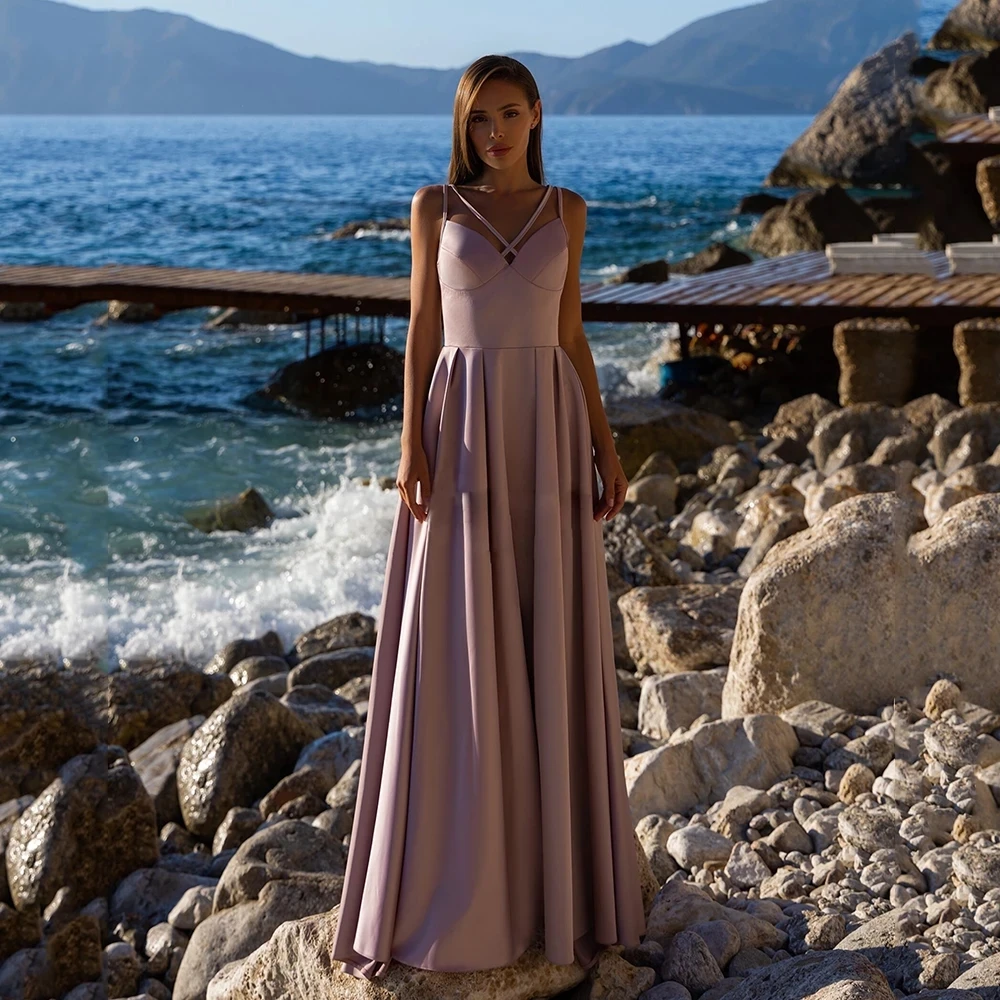 2021 Chic Blush Pink Chiffon Prom Dress Sweetheart Spaghetti Straps Evening Gowns A Line Party Dress With Split Vestido De Noche
2021 Chic Blush Pink Chiffon Prom Dress Sweetheart Spaghetti Straps Evening Gowns A Line Party Dress With Split Vestido De Noche