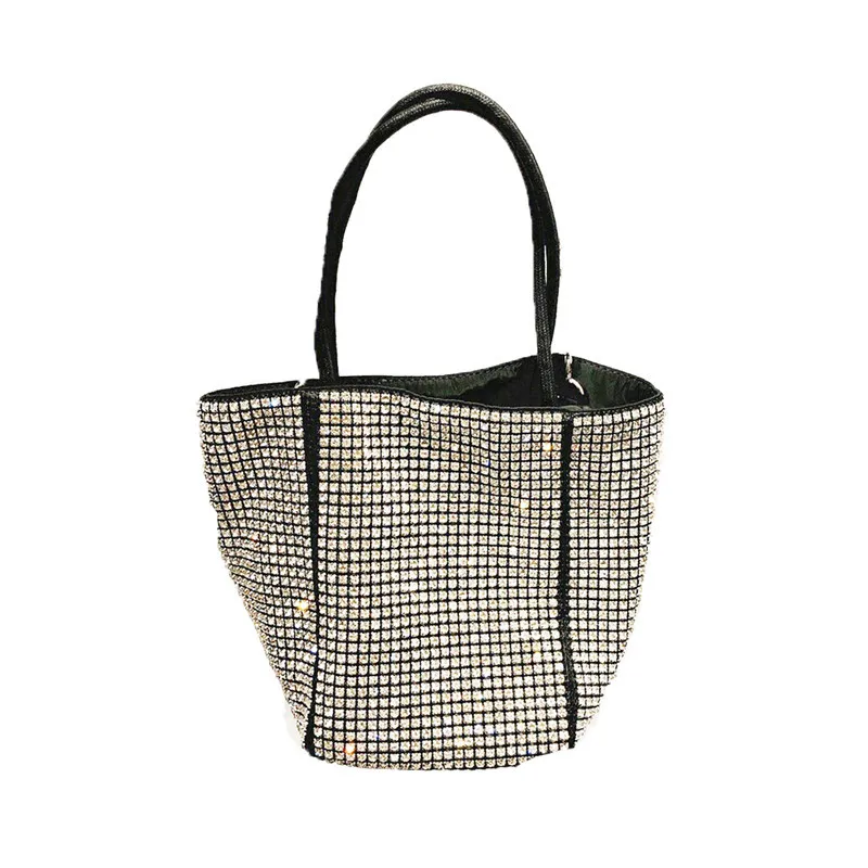 2021 spring and summer new shoulder bag women's flash diamond rhinestone all-match large-capacity portable tote bag
2021 spring and summer new shoulder bag women's flash diamond rhinestone all-match large-capacity portable tote bag