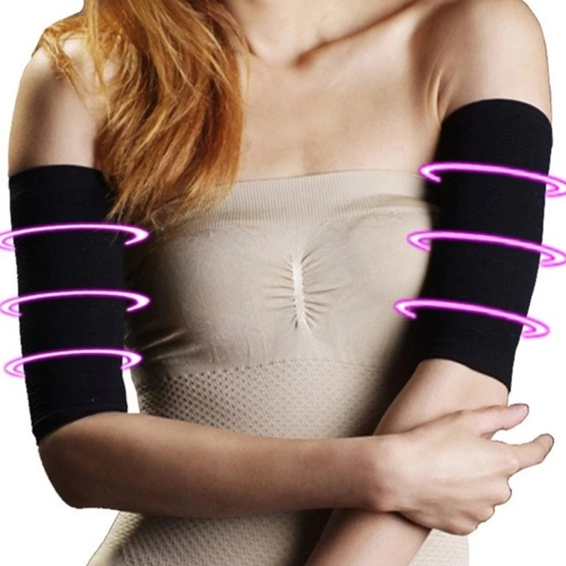 

1pair Arm Sleeves Weight Loss Thin Legs for Women Shaper Thin Arm Calorie Off Fat Buster Slimmer Warmer Wrap Belt Arm Warmers