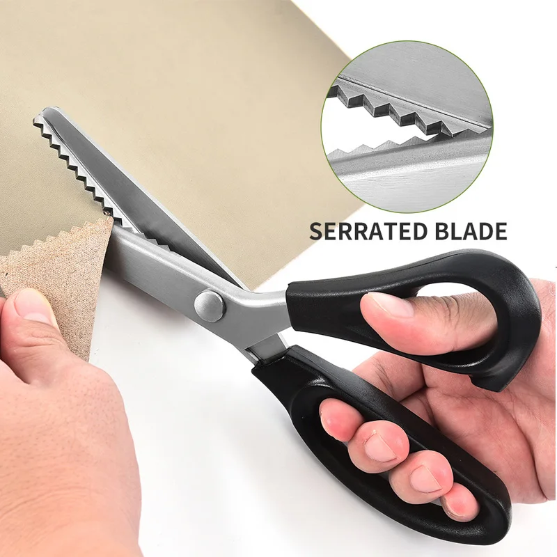Professional Comfort Grip Handled Stainless Steel Pinking Shears Crafts Dressmaking Zig Zag Cut Scissors Sewing Scissors Fabric
Professional Comfort Grip Handled Stainless Steel Pinking Shears Crafts Dressmaking Zig Zag Cut Scissors Sewing Scissors Fabric