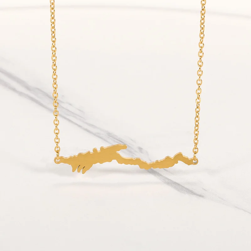 Stainless Steel Map Necklace Gold Silver Irregular Map Pendant Necklaces For Women Men Fashion Simple Charm Chain Jewelry Gifts
Stainless Steel Map Necklace Gold Silver Irregular Map Pendant Necklaces For Women Men Fashion Simple Charm Chain Jewelry Gifts