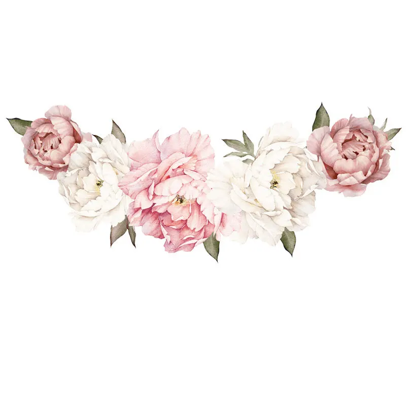 2021 Beautiful Pink Peony Flowers Wall Stickers Wall Decal Home Decor for Kids Room Living Room Bedroom Home Decoration
2021 Beautiful Pink Peony Flowers Wall Stickers Wall Decal Home Decor for Kids Room Living Room Bedroom Home Decoration